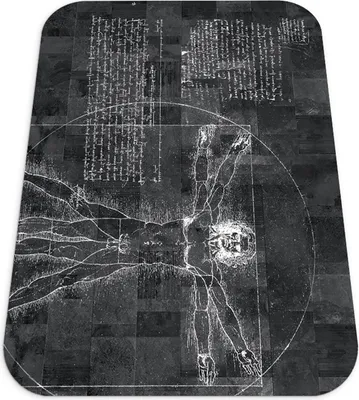 Produktbild von Stuhlunterlage - Bürostuhlunterlage - Stuhlmatte - Bodenmatte - 140x100 cm - Vitruvianer