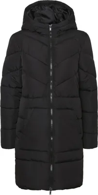 Produktbild von NOISY MAY Lange Puffer Jacke Wattierter Stepp Winter Blouson mit Kapuze NMDALCON Größe: 38