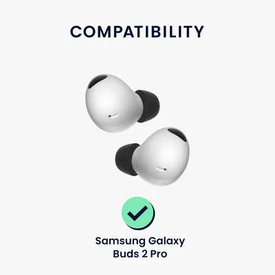 Produktbild von kwmobile 6x Ersatz In Ear Kopfhörer kompatibel mit Samsung Galaxy Buds 2 Pro - 3 Größen - Polster Ohrstöpsel In-Ear Ohrhörer - Pastelllila