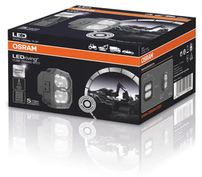 Productafbeelding van OSRAM LEDriving Cube PX3500 koplamp, 12/24 V, 33 W, 6000K (verpakking: vouwdoos)