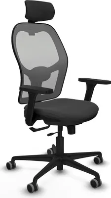 Immagine prodotto di Sedia da ufficio con poggiatesta Jorquera Piqueras y Crespo 3D036G2 Grigio scuro