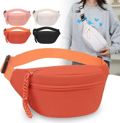 Immagine prodotto di INF Set da 4 marsupi sportivi - Cintura da corsa in nylon e poliestere