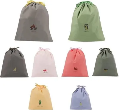Immagine prodotto di Borse impermeabili - organizer - 8 pezzi - colorate - 41 x 37 cm