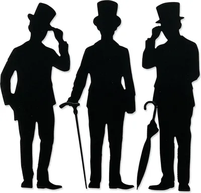 Produktbild von Sizzix Thinlits Stanzschablone "Gentlemen by Tim Holtz"