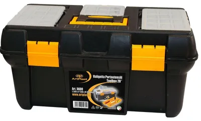 Produktbild von Art Plast 5600, Kunststoff, Schwarz, Orange, 500 mm, 268 mm, 230 mm