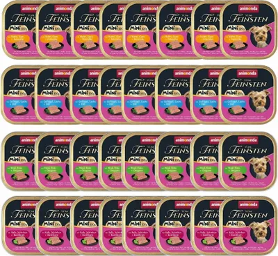 Produktbild von ANIMONDA Vom Feinsten Adult Mini Beef  duck and oregano - nassfutter für Hunde - 100g