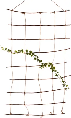 Produktbild von UNUS® Rankleiter, Rankgitter, Rankhilfe natürliche Weide  mit Juteschnur 115x200