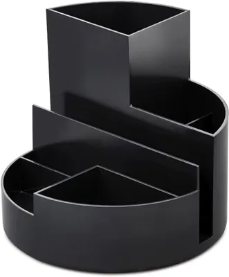 Produktbild von MAUL Stifteköcher MAULrundbox Recycling Kunststoff 14 x 14 x 12.5 cm schwarz