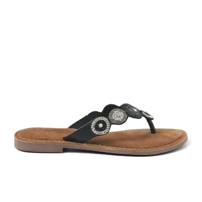 Produktbild von Lazamani Luna Damen Leder Zehentrenner South Größe 36