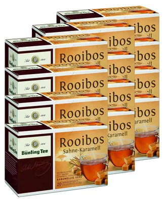 Zdjęcie produktu dla Bünting Tea Rooibos Cream Caramel Sweet opakowanie 12 sztuk