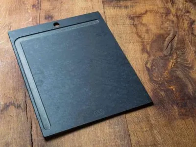 Produktbild von NXT Board Schneidebrett schwarz mit Saftrille, 38x30 cm