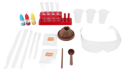Image de Kit scientifique « Volcan en éruption » : jouet éducatif pour les projets STEM, expériences pour garçons et filles