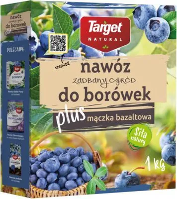 Obrázek produktu pro Hnojivo pro dobře udržovanou borůvkovou zahradu s čedičovou moučkou TARGET 1 kg