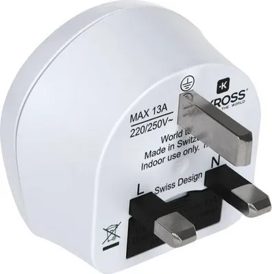 Obrázek produktu pro SKROSS Skross 1.500225-E zástrčkový adaptér typ D (UK) univerzální bílý