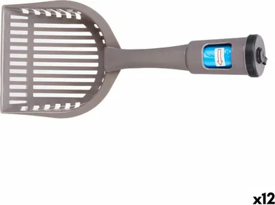 Obrázek produktu pro Sběrací lopatka Mascow 324 antracitový plast 28 x 7 x 12,5 cm zásobník na sáčky pro zvířata (12 kusů)
