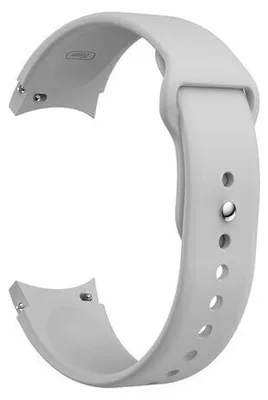 Produktbild von By Qubix Sportarmband - Grau - passend für Samsung Galaxy Watch 6 Classic - 47 mm & 43 mm
