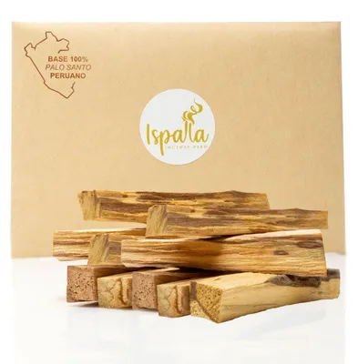 Image de Bois d'encens Palo Santo - 10 bâtonnets - Produit de manière durable et artisanal - Pour la purification énergétique et l'harmonisation - 100% naturel et végan