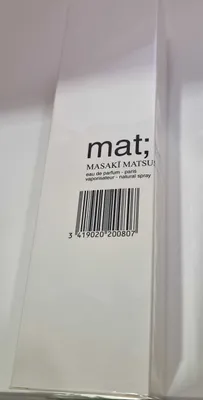 Obrázek produktu pro Mat, parfémovaná voda Limited pro ženy 40 ml - Masaki Matsushima