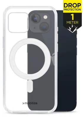 Produktbild von Mobilize Naked Protection Durchsichtig iPhone 13 Mini MagSafe Hülle Hardcase Backcover Stoßfest - Transparent