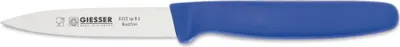 Produktbild von Giesser Messer Gemüsemesser Spickmesser Officemesser Klinge mittelspitz glatt - 8 cm, Blau