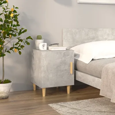 Obrázek produktu pro vidaXL Noční stolek Concrete Grey Wood Material