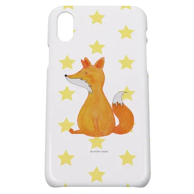Produktbild von Mr. & Mrs. Panda Iphone 10 Handyhülle Einhorn Fuchs - Weiß - Geschenk, Einhörner, Unicorn, X, Unicorns, Handy Case, Fuchshörnchen, Füchse, Cover