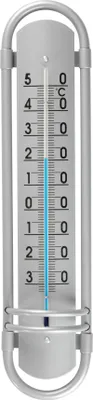 Zdjęcie produktu dla Termometr Strend Pro TM-180 Borderer, zewnętrzny, do okien, 380x88x35 mm, wygląd aluminium, tworzywo sztuczne