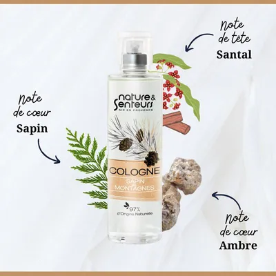 Zdjęcie produktu dla Woda kolońska Sapin 100 ml świeży, drzewny zapach