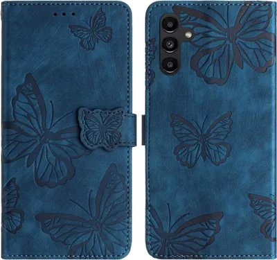 Produktbild von Samsung Galaxy A36 Hülle - Coverup Schmetterlinge Klapphülle - Blau
