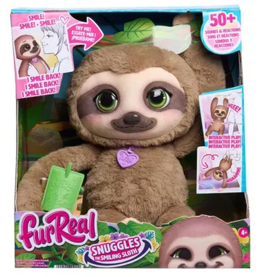 Obrázek produktu pro Plyšová hračka FurReal "Snuggles", usmívající se lenochod