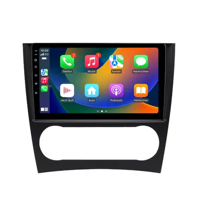 Zdjęcie produktu dla radio samochodowe 64GB do Mercedes W203 W209 Android CarPlay Navi Bluetooth GPS DAB+