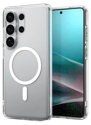 Produktbild von Spigen Ultra Hybrid (MagFit), Cover, Samsung, Galaxy S26 Ultra, 17,5 cm (6.9"), Transparent, Weiß