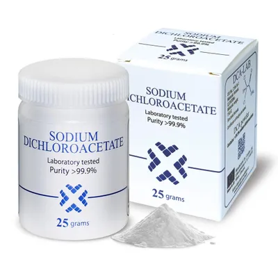 Image de Dichloroacétate de sodium, DCA-LAB, 25 g | Pureté >99 % | Qualité laboratoire |