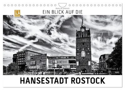 Produktbild von Ein Blick auf die Hansestadt Rostock (Wandkalender 2027 DIN A4 quer), CALVENDO Monatskalender
