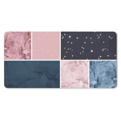 Produktbild von MuchoWow® Mauspad Mousepad Marmor - Textur - Collage 60x30 cm - Mousepads - Maus Mat - Pad - Mausunterlage - Nachhaltig