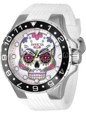Obrázok produktu pre Invicta Aviator 36853 Pánske hodinky - Quartz strojček - Nerezová oceľ s bielym ciferníkom - 50 mm