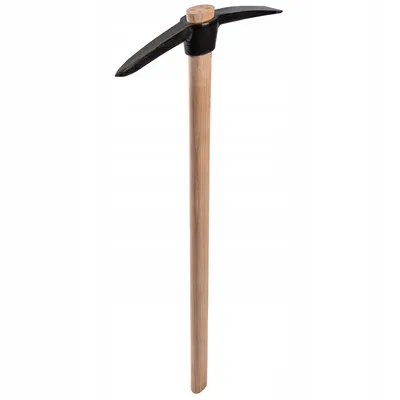 Produktbild von KADAX Spitzhacke "Vigie", Spitzhacke aus Stahl mit Holzgriff, Kreuzhacke mit Doppelkopf, 90 cm