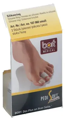 Produktbild von BORT PediSoft Silikonring Gr.S, 2 St. Packung