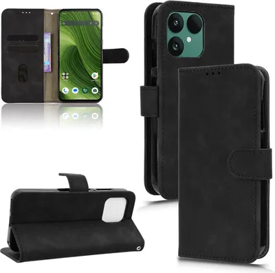 Produktbild von Kunst-Leder Hülle für Fairphone 6 Skin Feel Magnetische Flip Book Wallet Tasche