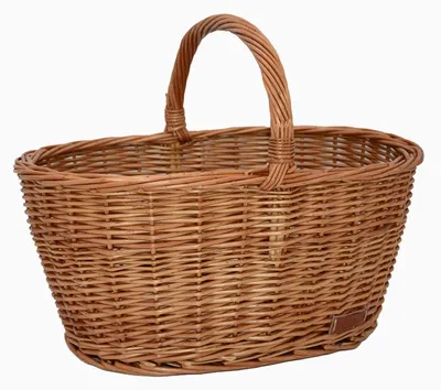 Immagine prodotto di Cesto in vimini - Cesto per la spesa - Cesto per picnic - 44,5 x 33,5 x 20 cm - Marrone