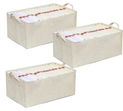 Immagine prodotto di Scatole pieghevoli con maniglie (set da 3)