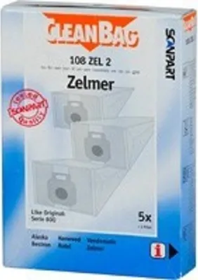 Produktbild von CleanBag Staubsaugerbeutel 108ZEL2 für Zelmer