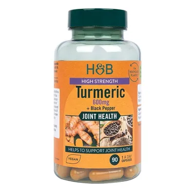 Obrázek produktu pro Holland & Barrett Kurkuma 600 mg s ernm pepem, 90 kapsl