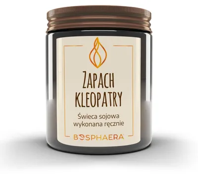 Produktbild von Bosphaera Sojakerze Duft Kleopatras Sandelholz 190g