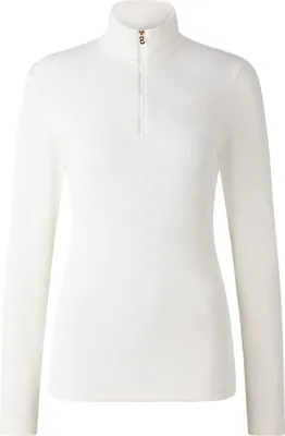 Produktbild von Bogner Damen Half Zip Langarmshirt GELINA 5191 : 44 : White Farbe: White Größe: 44