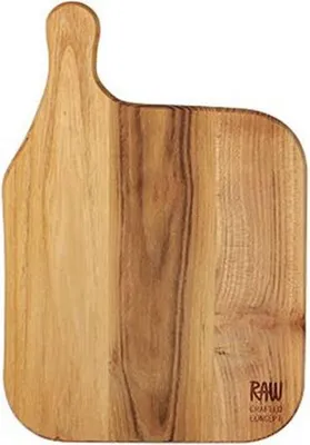 Obrázek produktu pro Prkénko na krájení z teakového dřeva s rukojetí 32*22*1,5 cm