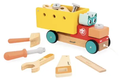 Immagine prodotto di Janod Brico Kids - Camion fai da da trainare