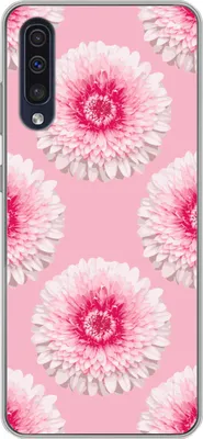 Produktbild von MuchoWow® Handyhülle Schutzhülle Hülle für Telefoonhoesje Samsung Galaxy A30s Mädchen - Blume - Rosa - Muster - Mädchen - Kinder - Kinder Silikon Softcase Handy Hülle - Karteninhaber