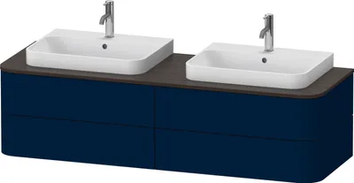 Produktbild von DURAVIT HP4974B98980010 WTU HappyD2+ wandh.,408x1600x550mm