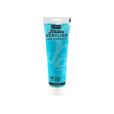 Produktbild von Deckende Acrylfarbe - Türkisblau - 250 ml